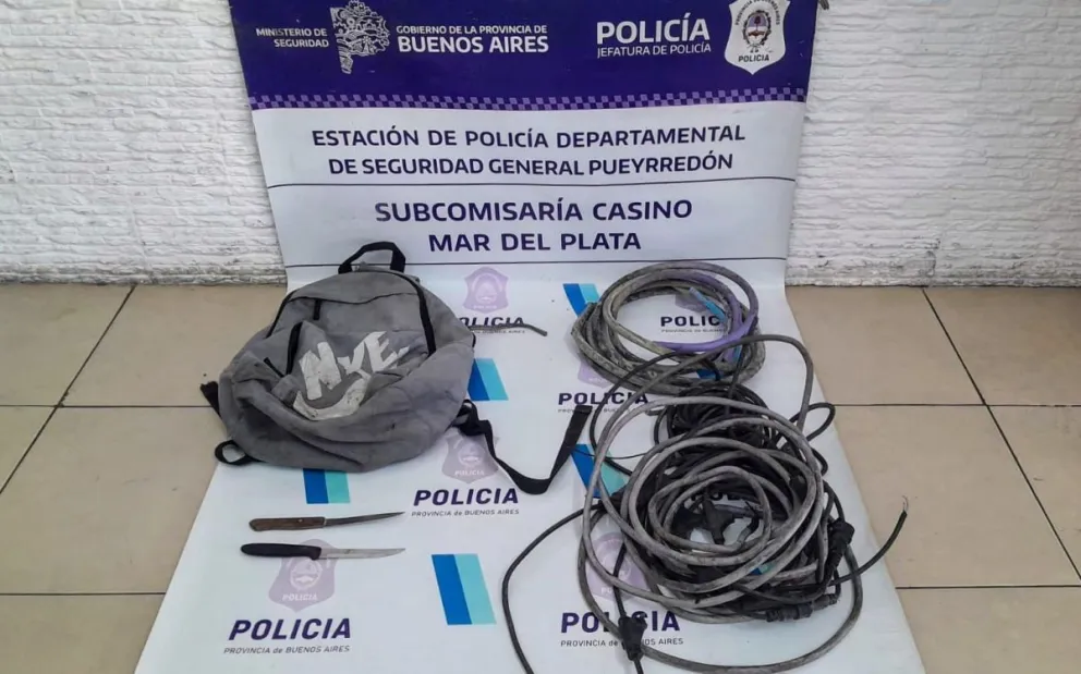 Detienen a un hombre que robó cables de la fuente de la Plaza del Milenio 