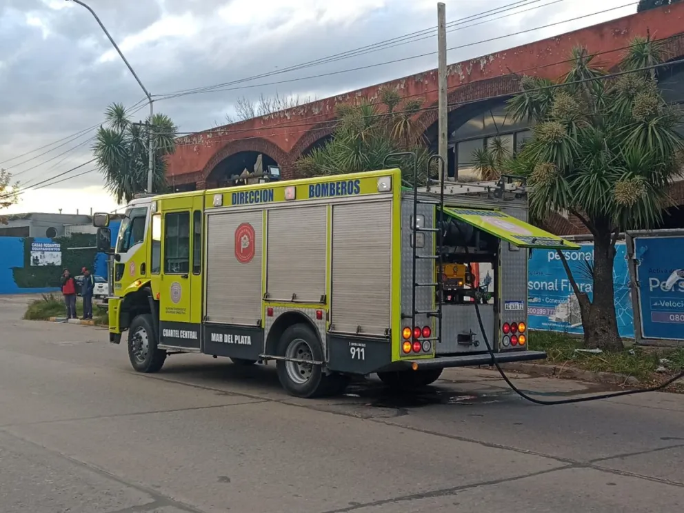 Se incendió una construcción abandonada en Juan B. Justo