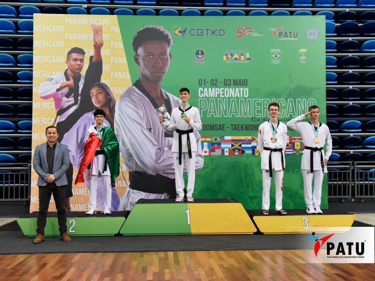 Santino Policelli se coronó campeón panamericano de taekwondo en Brasil