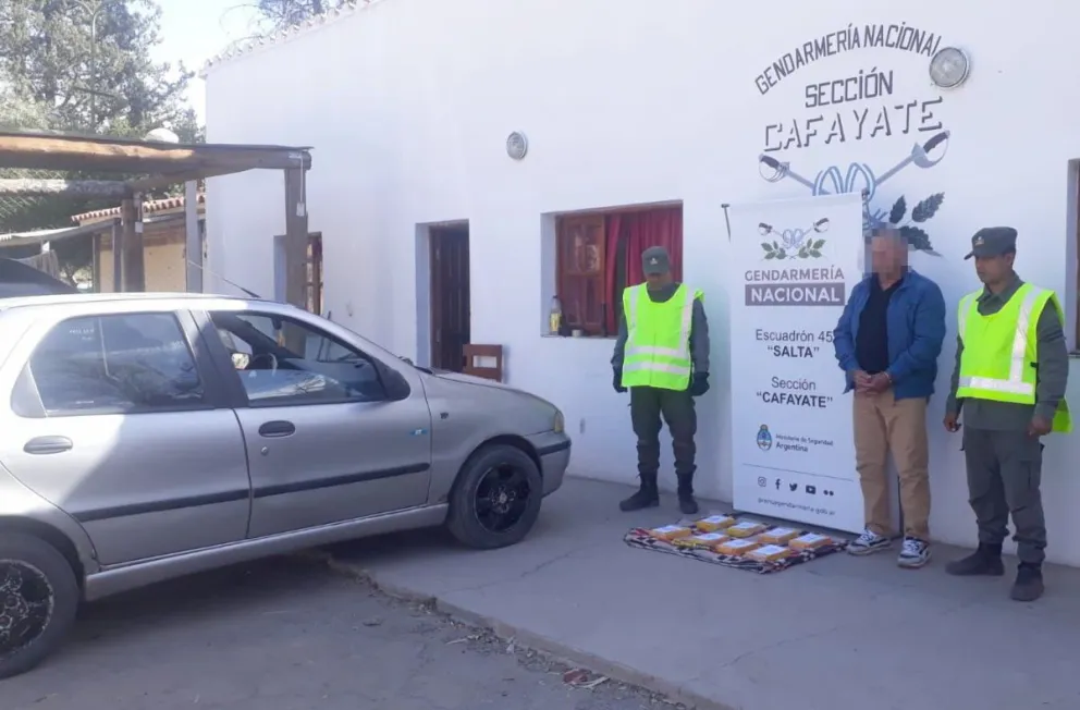 Salta: encontraron 8 kilos de cocaína escondidos en un auto
