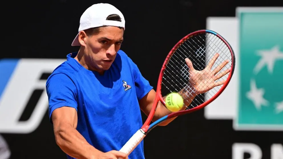 Sebastián Báez comenzó con el pie derecho en el Masters 1000 de Roma