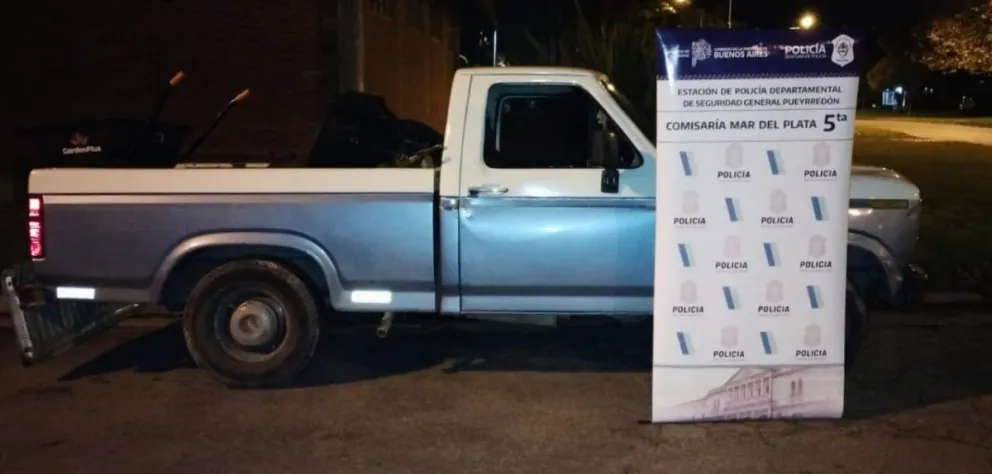Robó una camioneta y policías lo detuvieron a unas pocas cuadras 