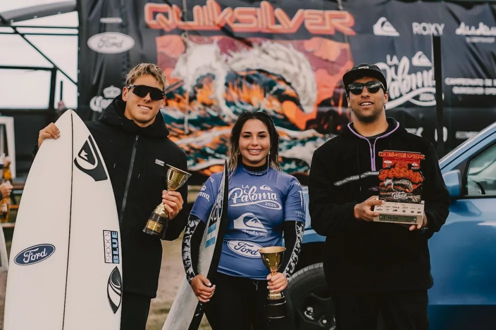 El mejor torneo del año coronó a los dos joyas del surf argentino