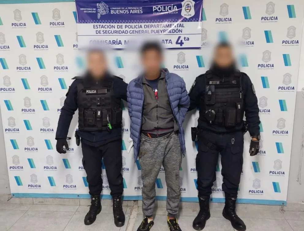 Robó con un cuchillo de cocina a una mujer y lo atraparon en barrio Pinos de Anchorena