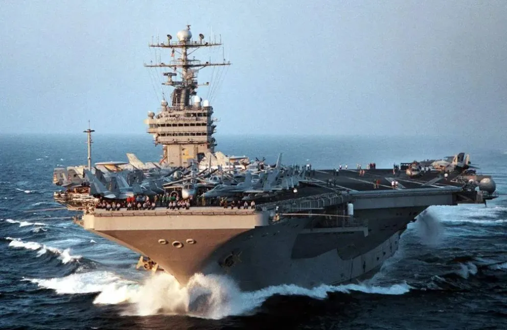 Portaaviones norteamericano hará ejercicios navales cerca de Mar del Plata