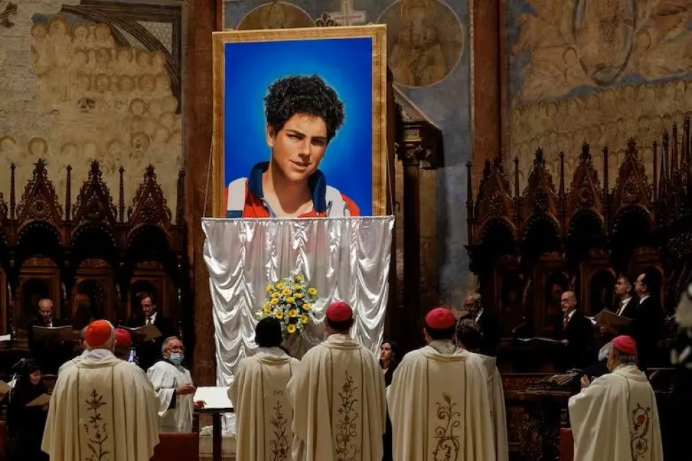Misa de acción de gracias por la canonización de Carlo, el influencer de 15 años que será santo 