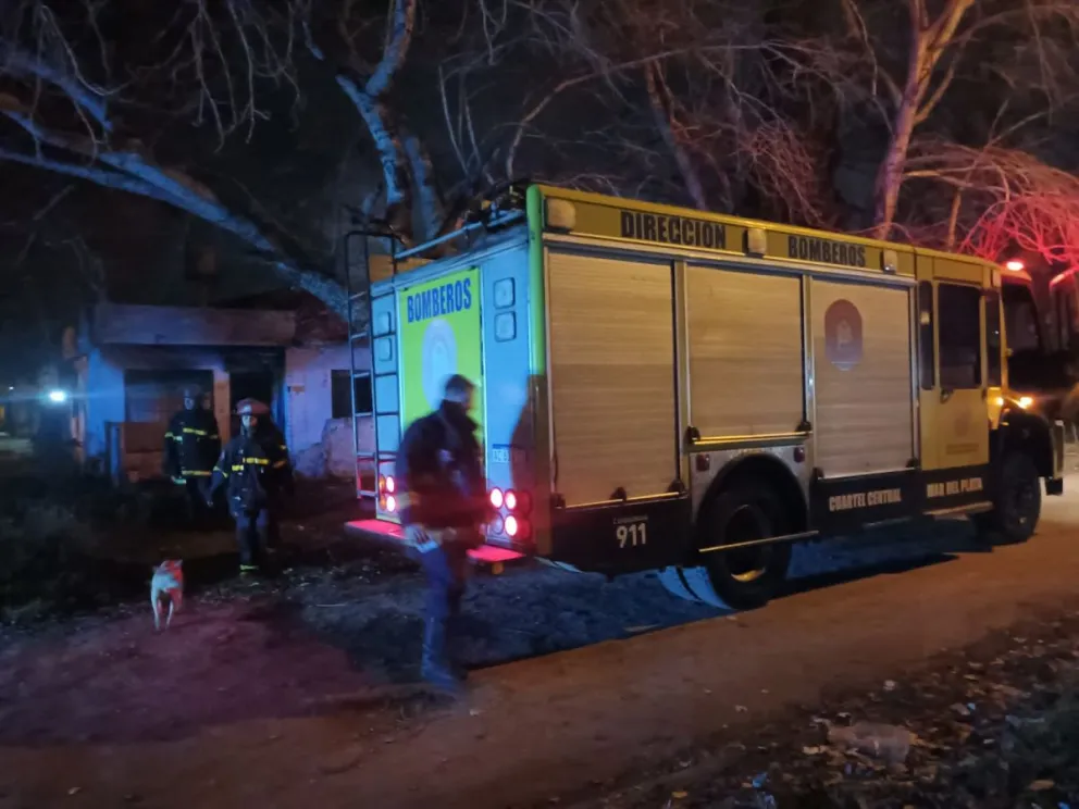 Se incendió una casa en Sicilia y Magnasco