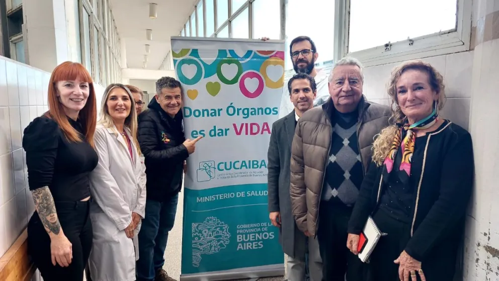 Junto a Julian Weich, el HIGA recibió a una campaña por la donación de órganos