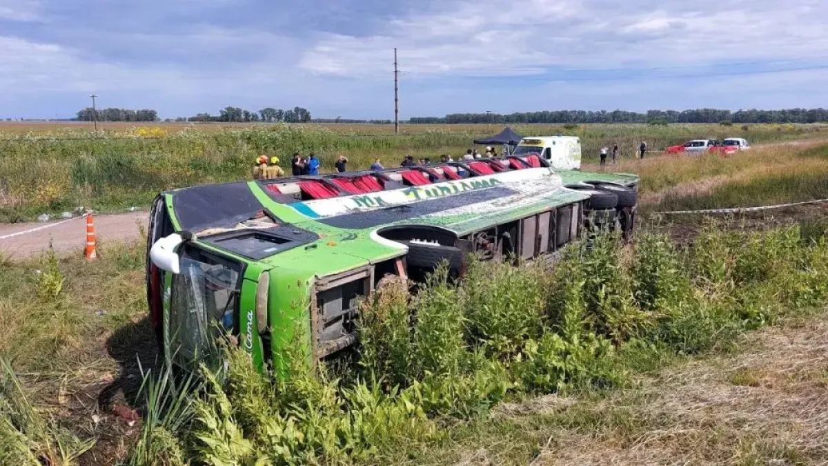 Excarcelaron al chofer del ómnibus que volcó en ruta 2 y provocó la ...