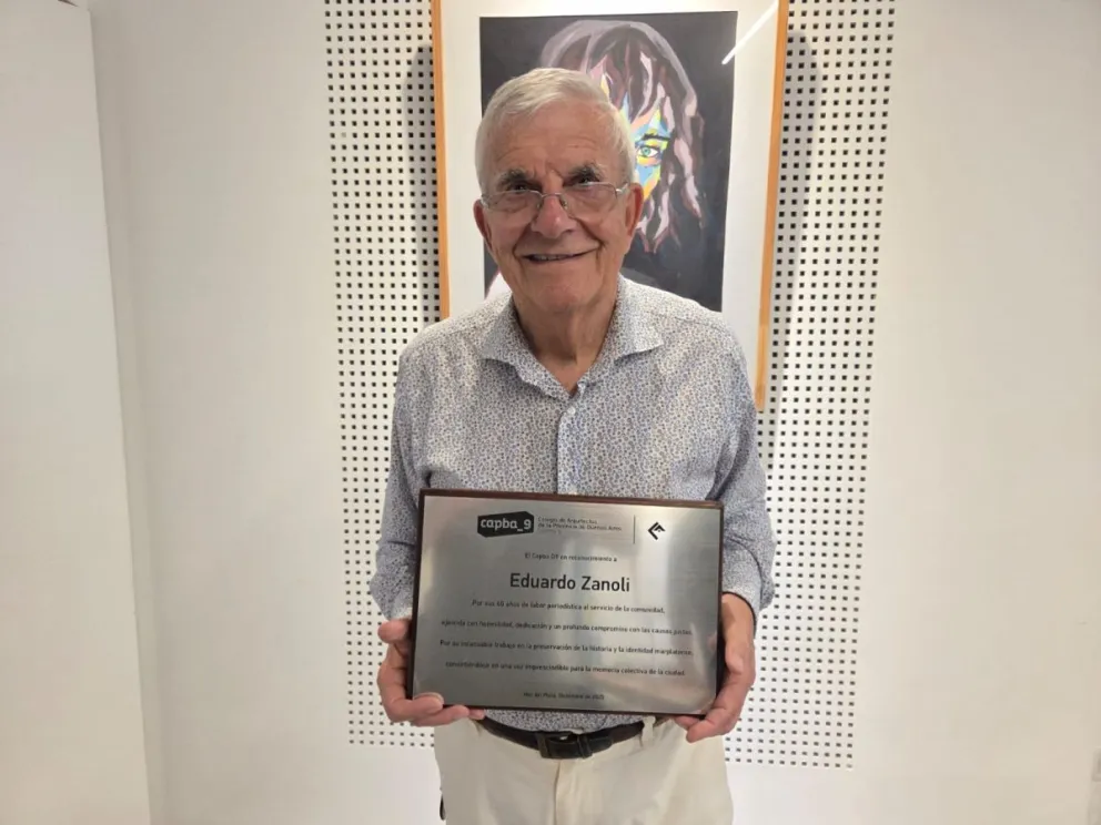 Emotivo reconocimiento a Eduardo Zanoli en el Espacio Cova