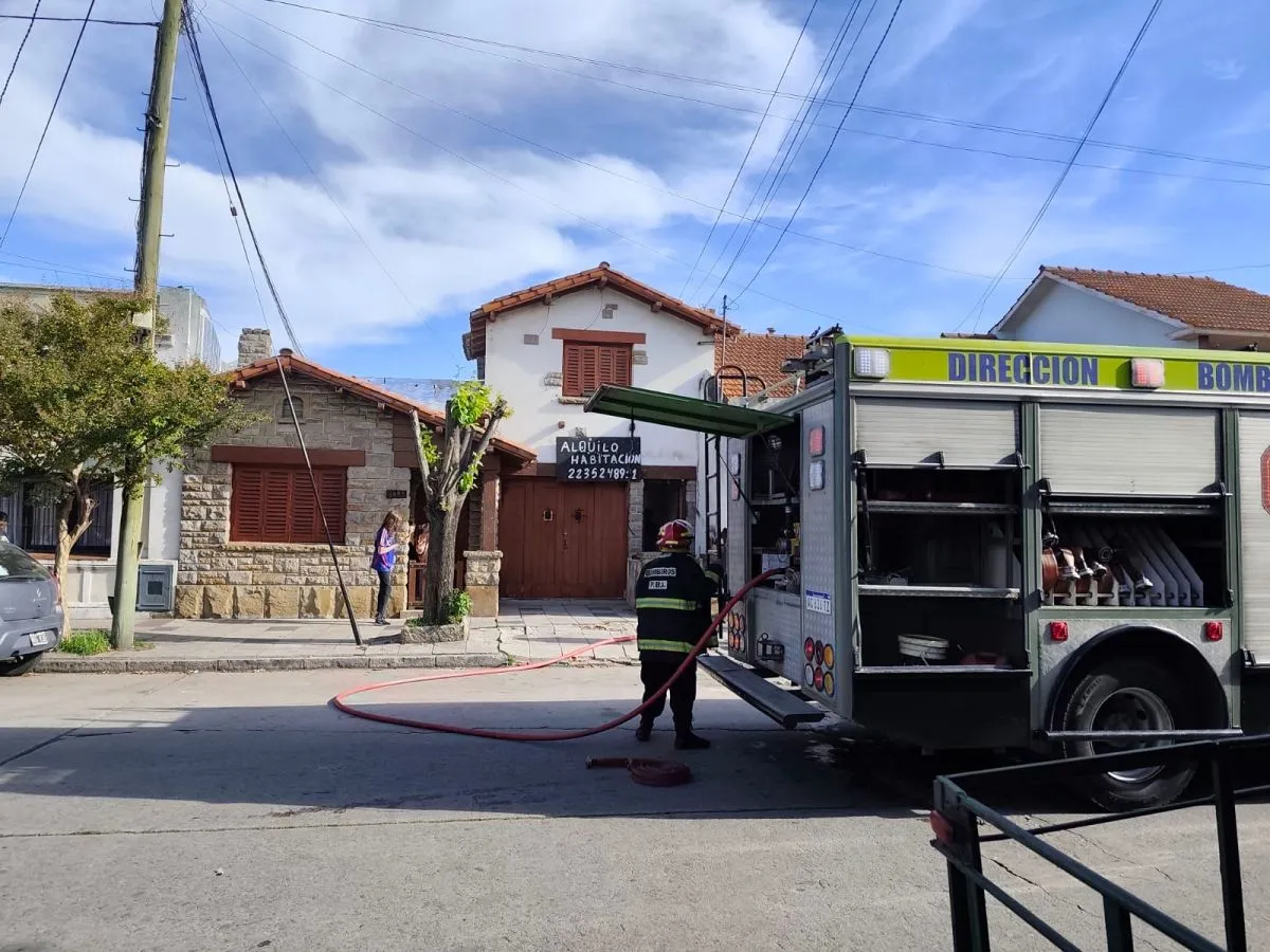 Incendio en una vivienda con habitaciones en alquiler: un hombre sufrió ...
