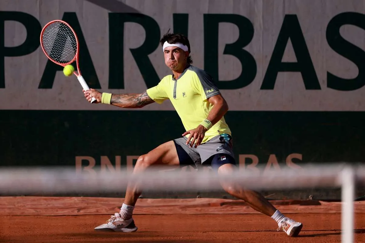 ¡Comesaña dejó el alma en Roland Garros!