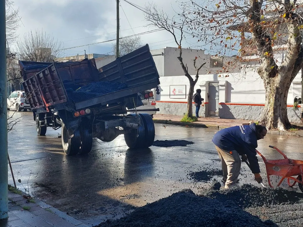 Camión de bacheo en modo Titanic en MDP